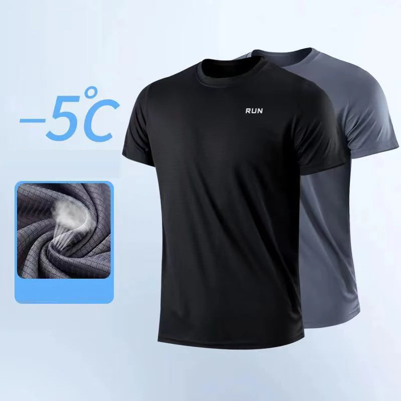 Camisa esportiva masculina Dry-Fit