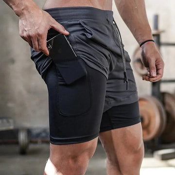 Shorts Camuflado 2 em 1 Quick Dry