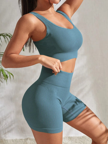 Conjunto Fitness Canelado